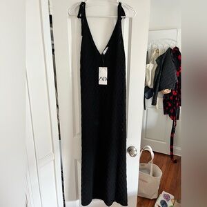 Zara maxi knit dress